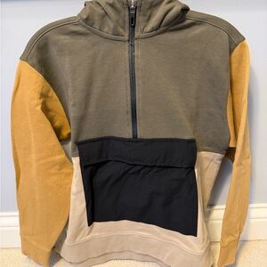 Zara Boys Multi-Color Zip-Up Sweater